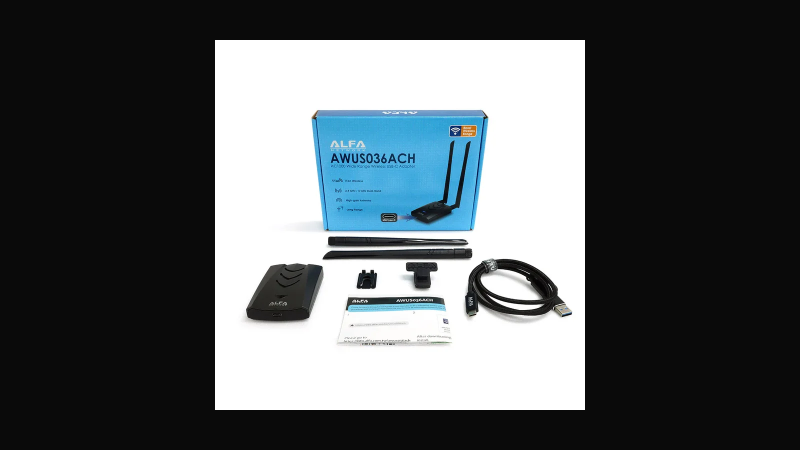 ALFA AWUS036ACH: dual-band AC1200 with RTL8812AU